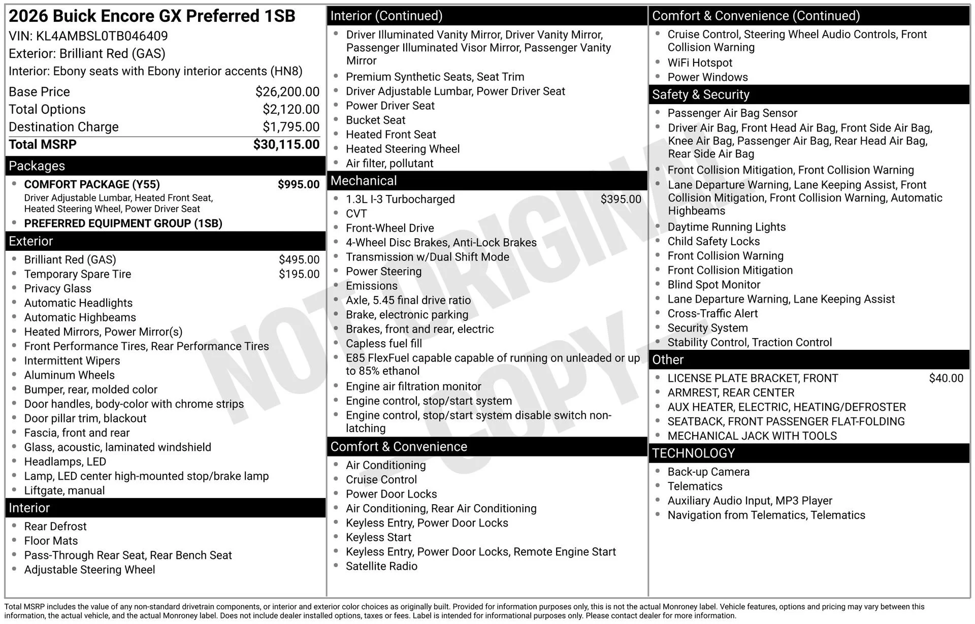 2026 Buick Encore GX Preferred - Photo 4