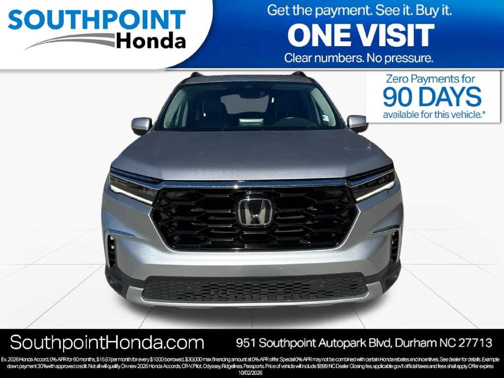 Used 2025 Lunar Silver Metallic Honda Touring image 2