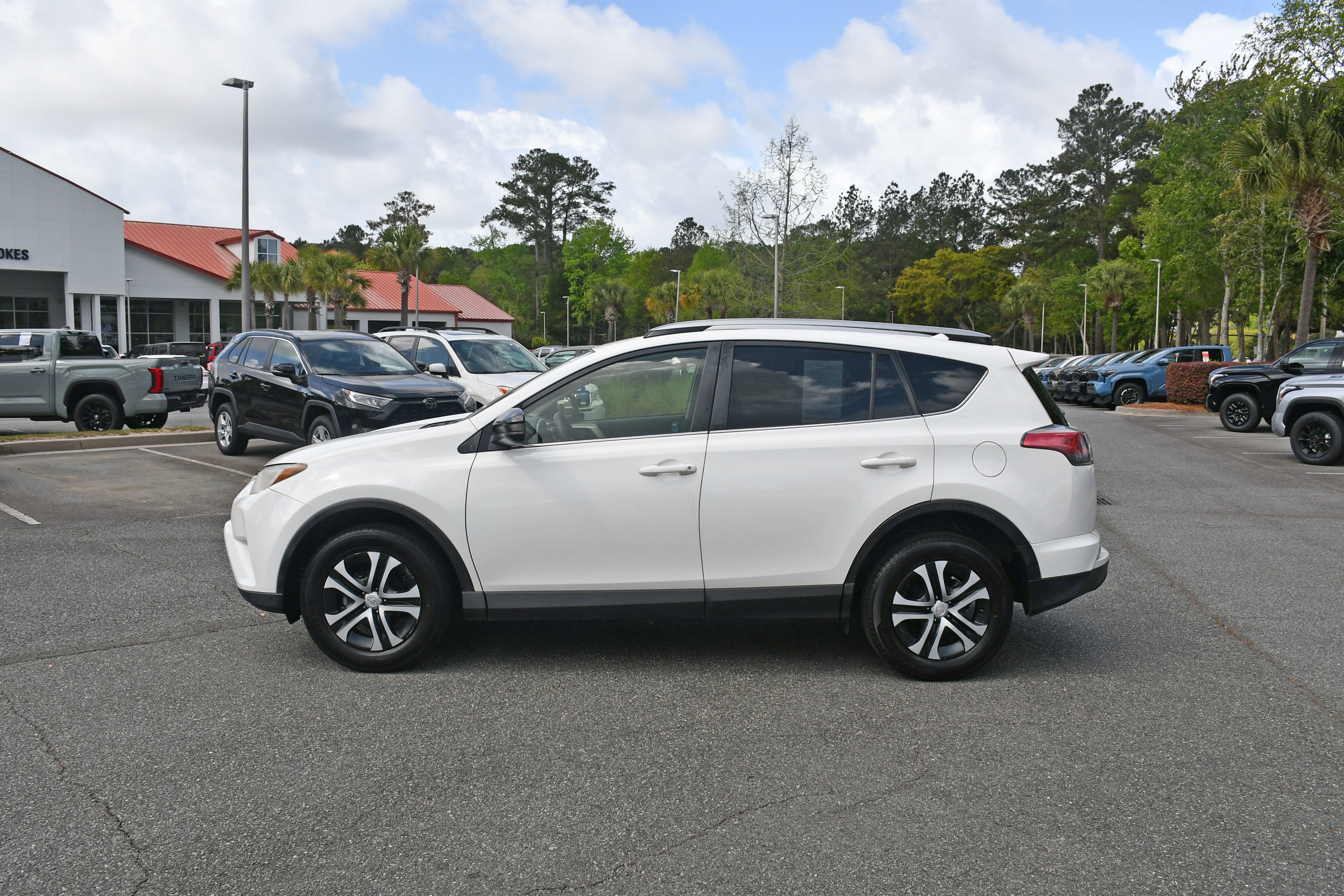 Used 2017 White Toyota LE image 1