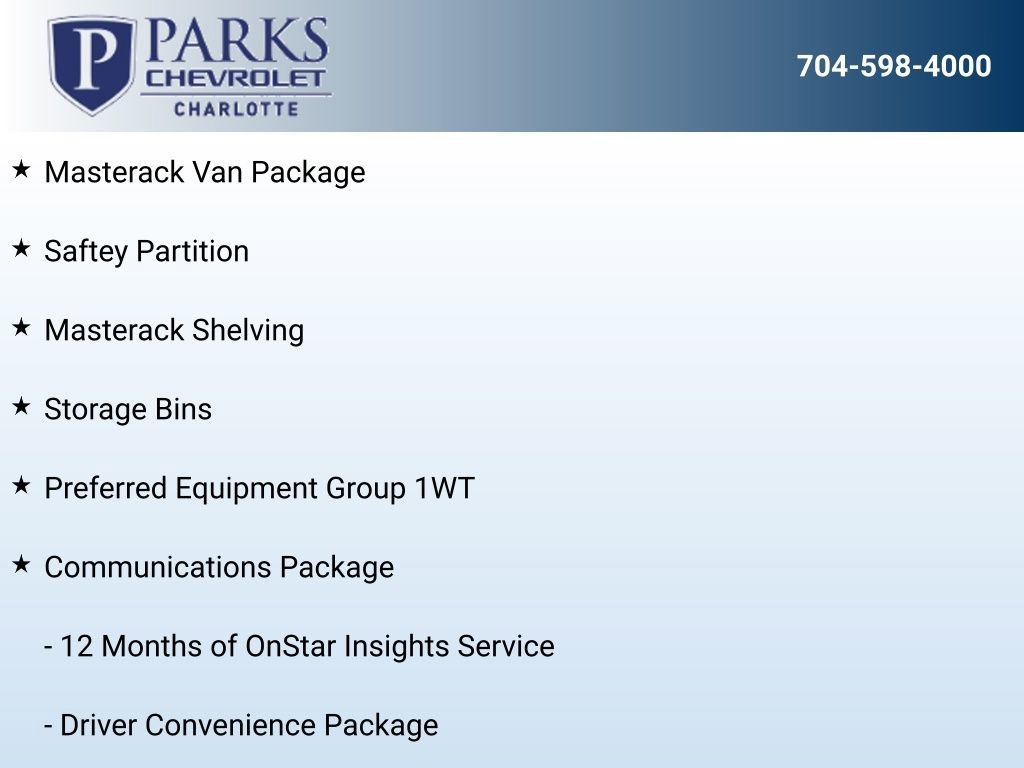 2025 Chevrolet Express Cargo Work Van - Photo 7