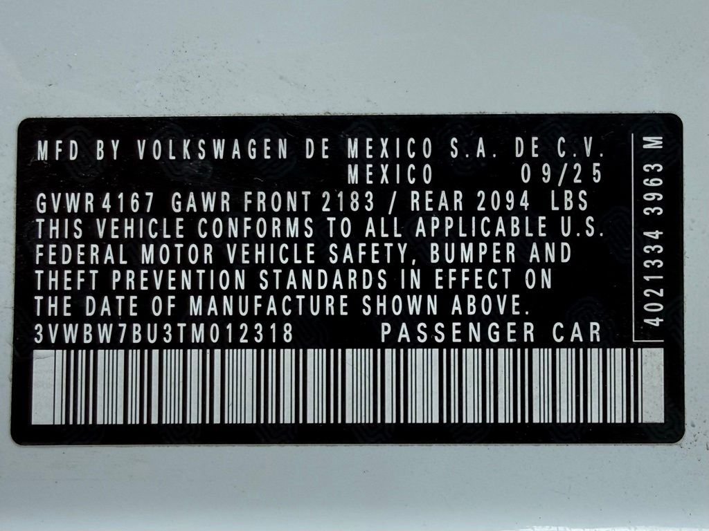 New 2026 White Volkswagen 1.5T Sport image 42