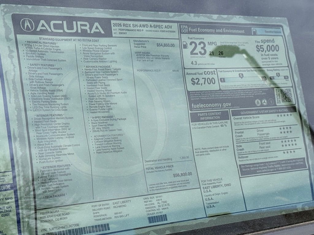 2026 Acura RDX A-Spec w/Advance Package - Photo 29