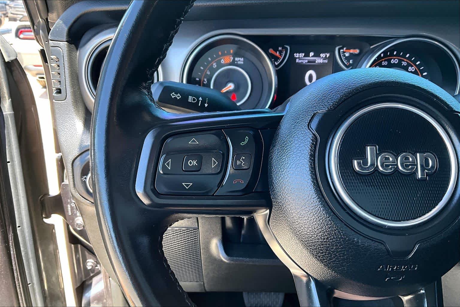 Used 2022 Granite Crystal Clearcoat Metallic Jeep Unlimited Sport S image 22