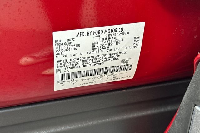 Used 2022 Red Ford XLT image 27