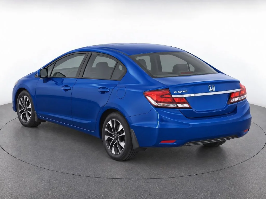 Used 2014 Blue Honda EX image 4