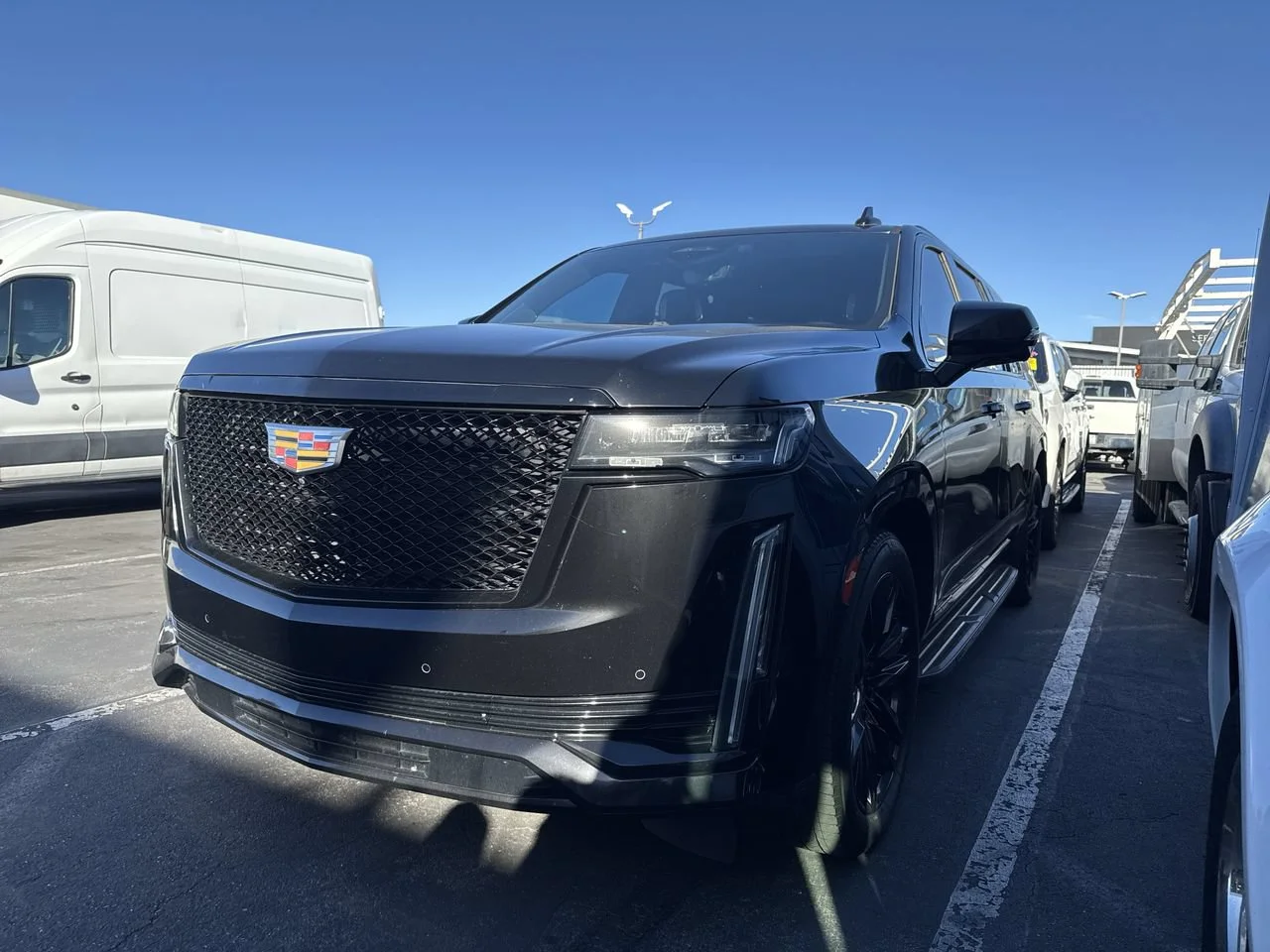 Used 2021 Black Raven Cadillac Sport Platinum image 3