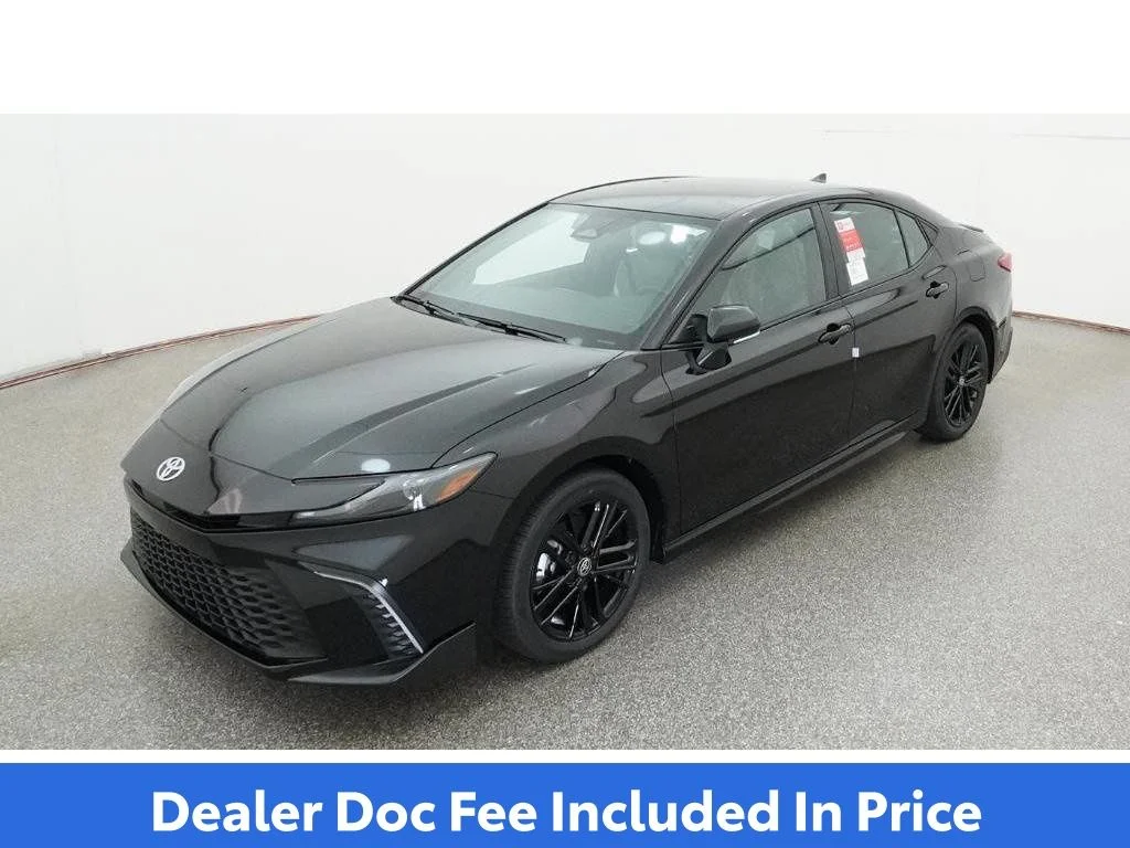 New 2026 Midnight Black Metallic Toyota SE image 1