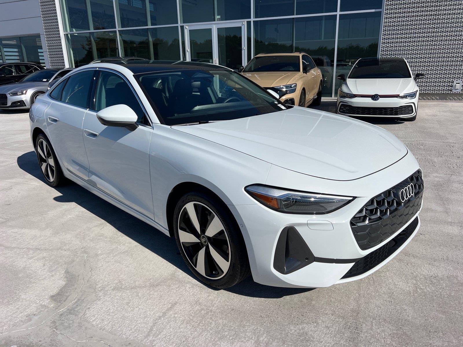 Used 2025 Glacier White Metallic Audi Premium image 3