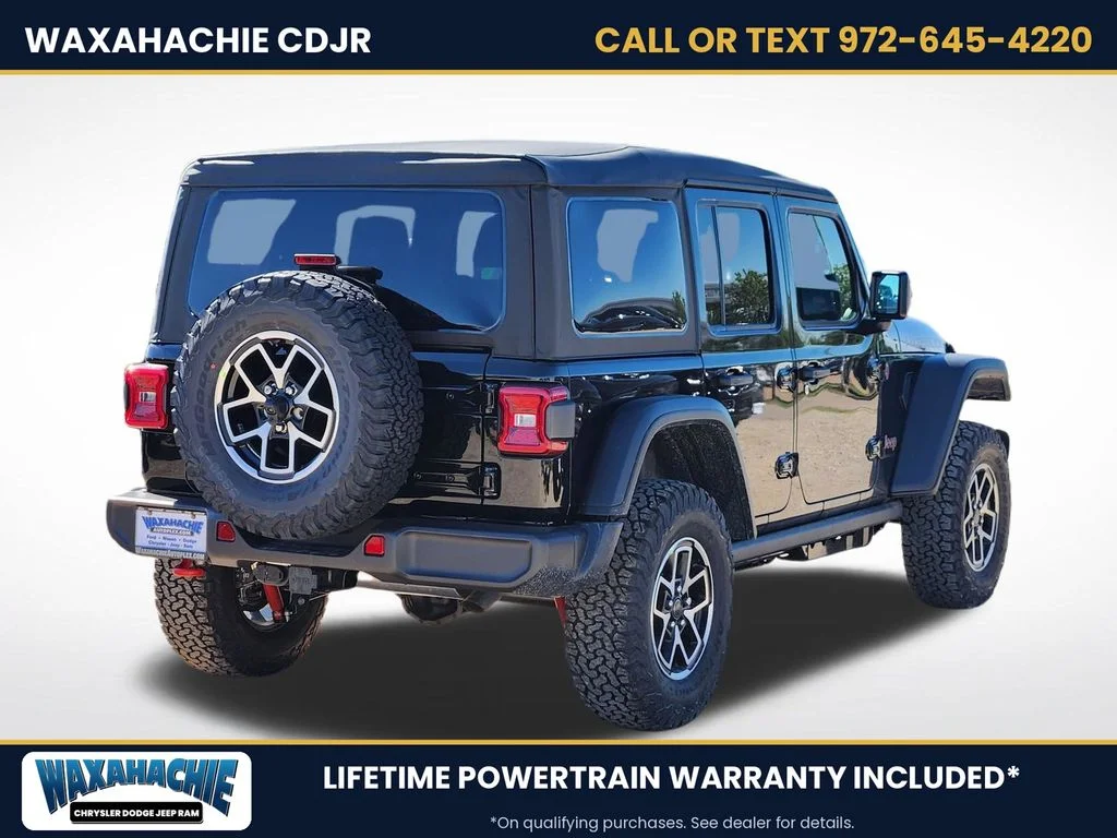 New 2026 Black Clear-Coat Exterior Paint Jeep Rubicon image 5