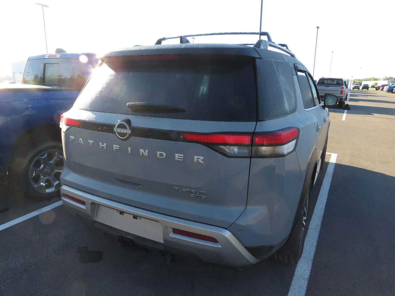 Used 2025 Solid Gray/Super Black Nissan Platinum image 11