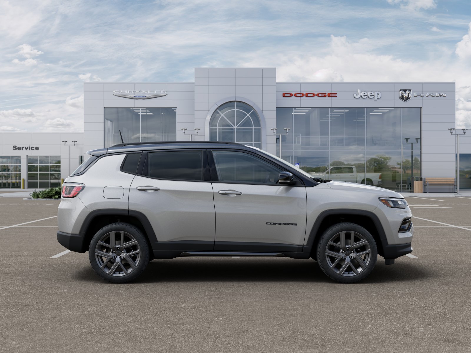 New 2025 Silver Zynith Metallic Clear-Coat Exterior Paint Jeep Limited image 47