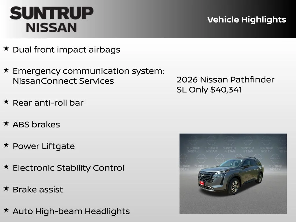 New 2026 Gray Nissan SL image 23