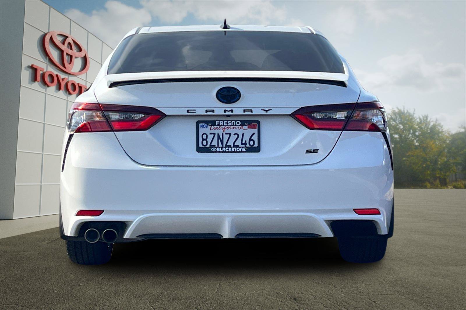 Certified Used 2022 White Toyota Hybrid SE image 4