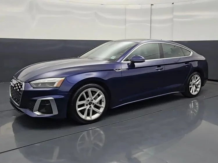 Used 2023 Blue Audi Prestige Sedan 4D image 3