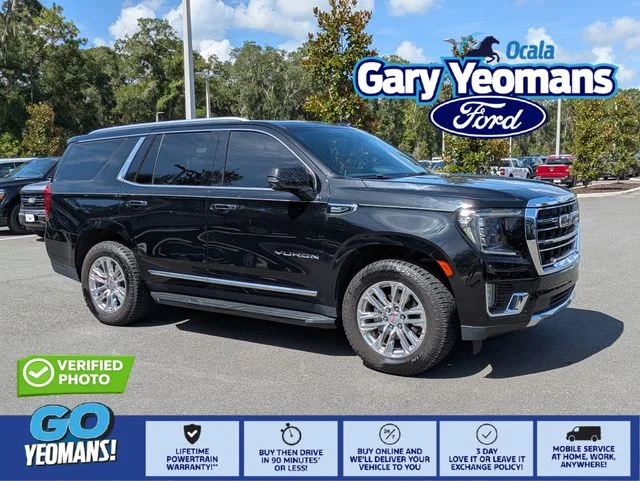Used 2021 Onyx Black GMC SLT image 1
