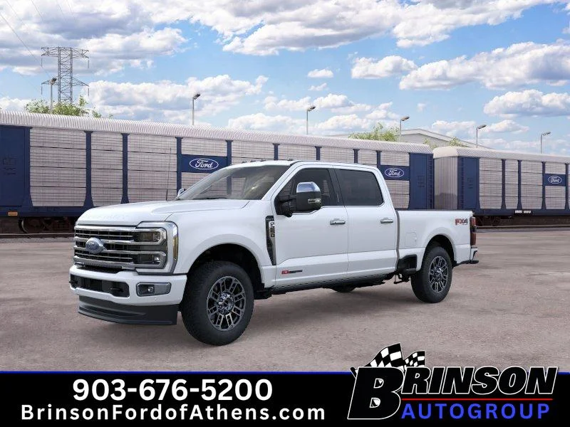 New 2026 Star White Metallic Tri-Coat Ford F-250® Platinum® image 1