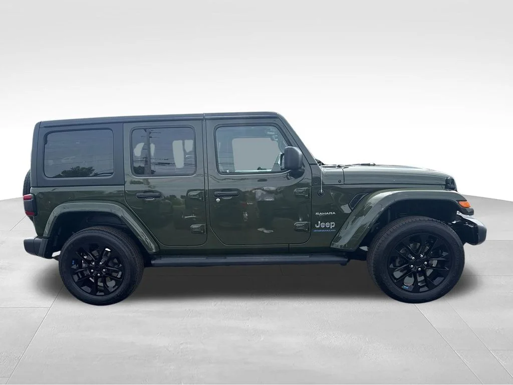 Used 2023 Green Jeep Sahara 4xe image 2