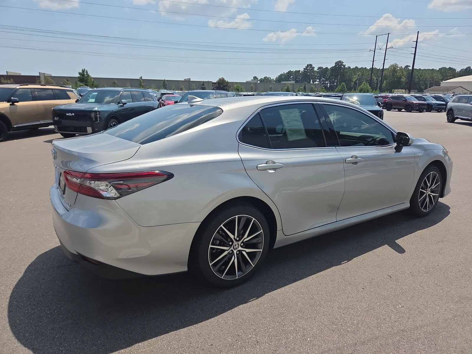 Used 2021 Celestial Silver Metallic Toyota XLE image 5