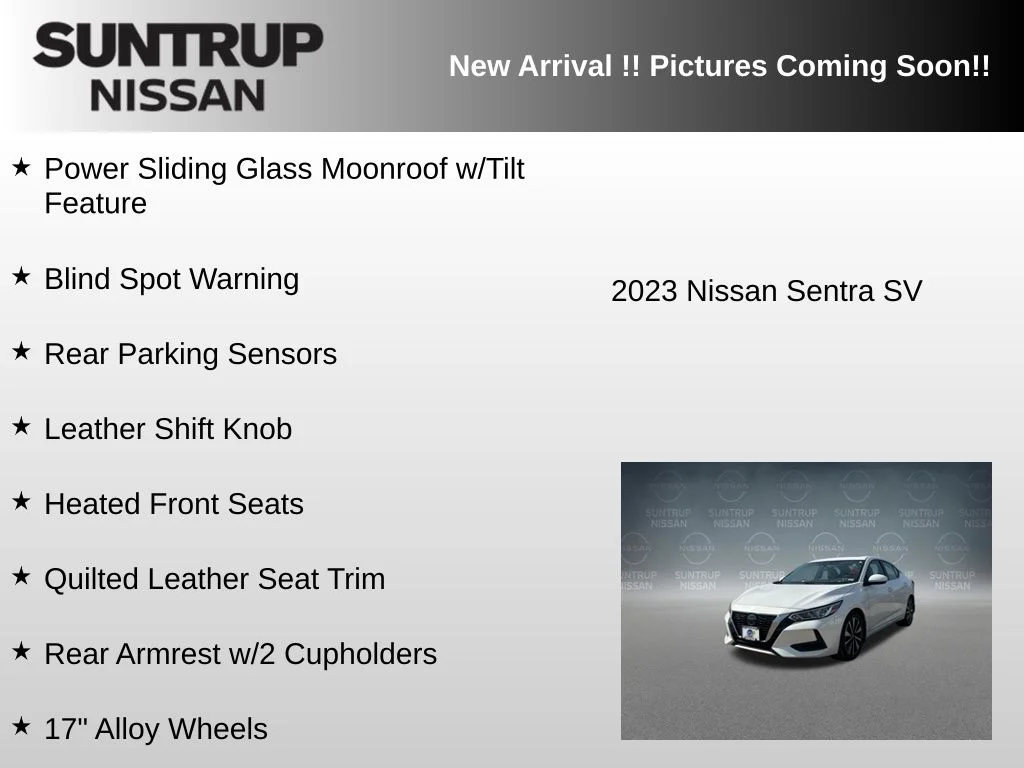 Used 2023 White Nissan SV image 12