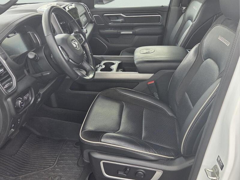 Used 2023 Bright White Clearcoat RAM Laramie 4x4 Crew Cab 5