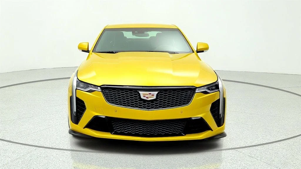Used 2024 Cyber Yellow Metallic Cadillac 4dr Sedan Blackwing w/ High End Leather Seating & Technology Pkg image 2