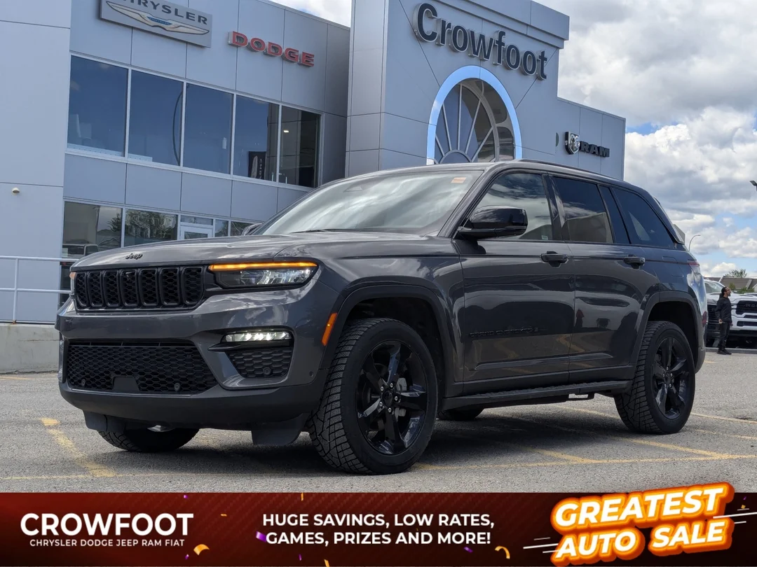 Certified Used 2025 Black Jeep Limited - - 4x4 - Luxury Tech II - Black Pkg - Command View Sunroof - Leather & More! image 1