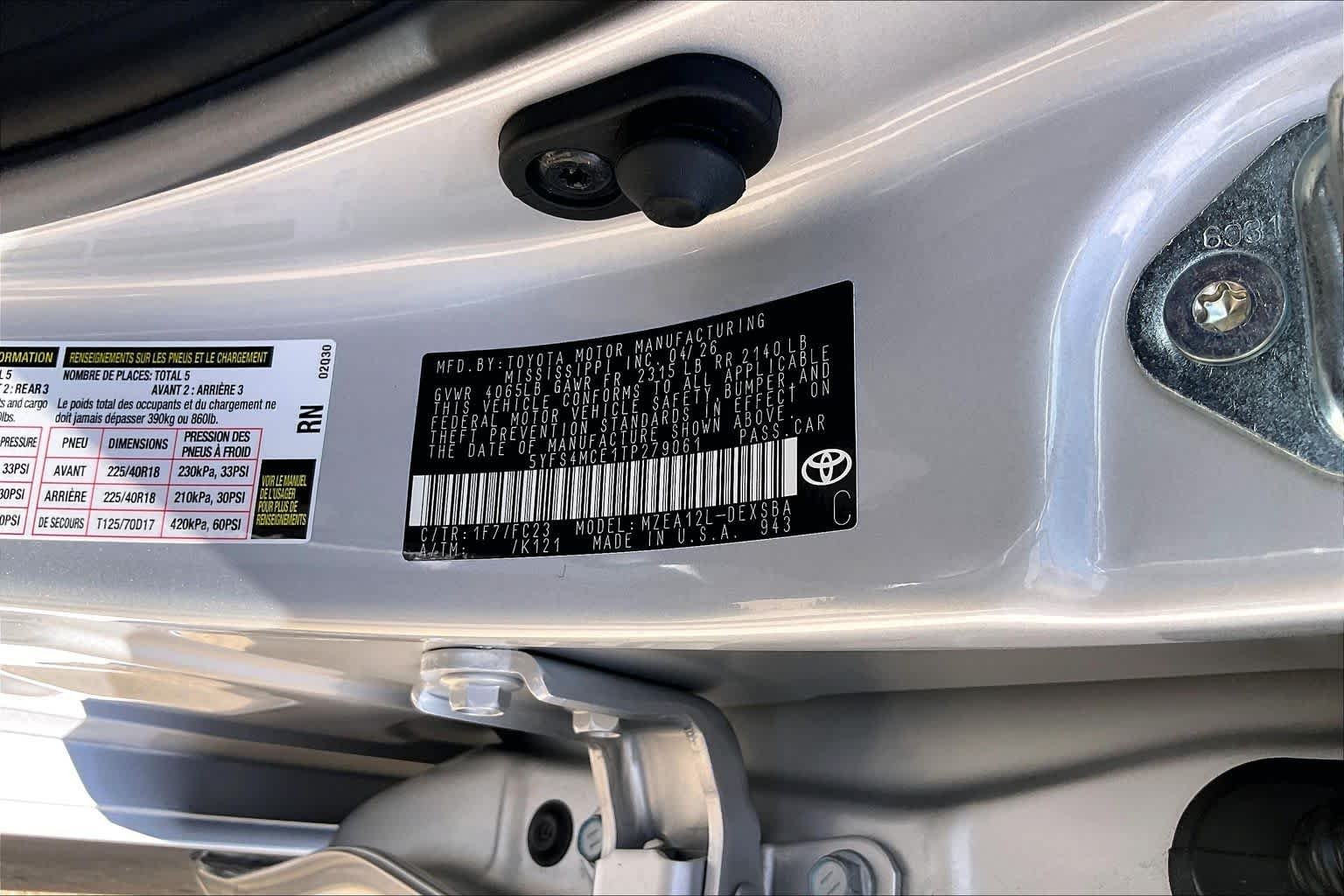 Certified Used 2026 Classic Silver Metallic Toyota SE image 33
