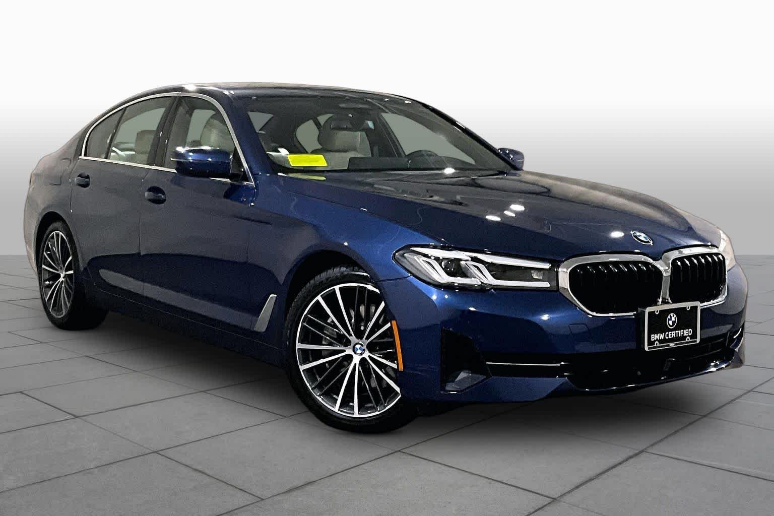 Certified Used 2023 Phytonic Blue Metallic BMW 530i xDrive image 2