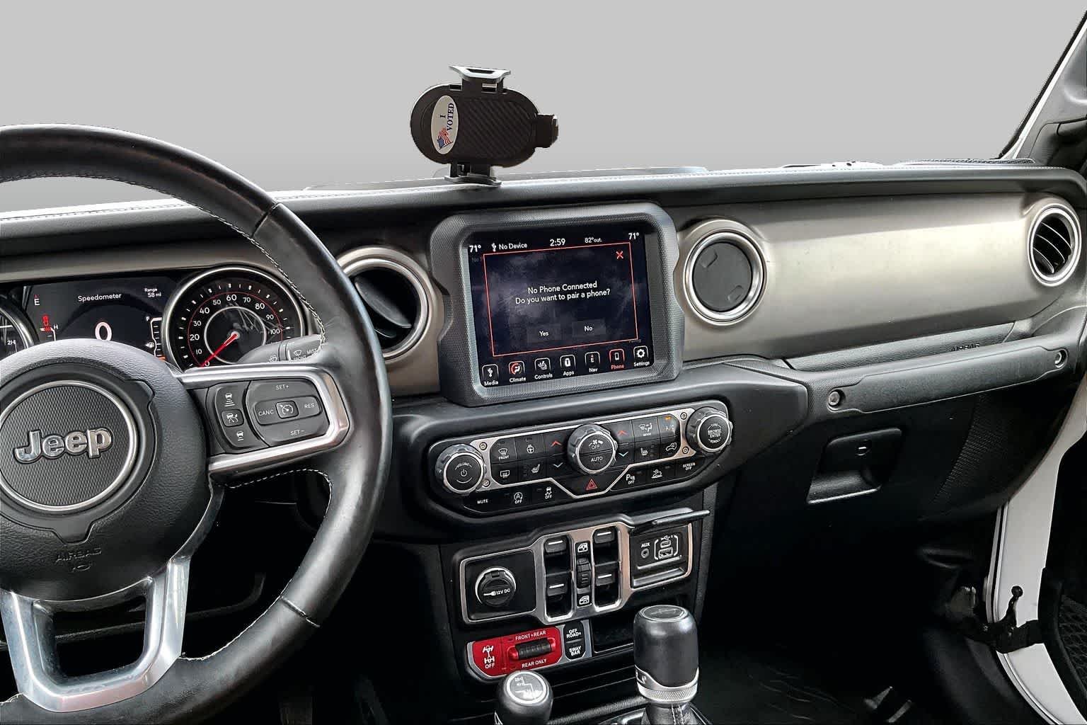 Used 2020 Bright White Clearcoat Jeep Rubicon image 7