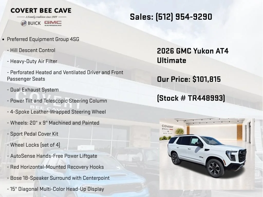 New 2026 GMC Yukon AT4 Ultimate, photo 12