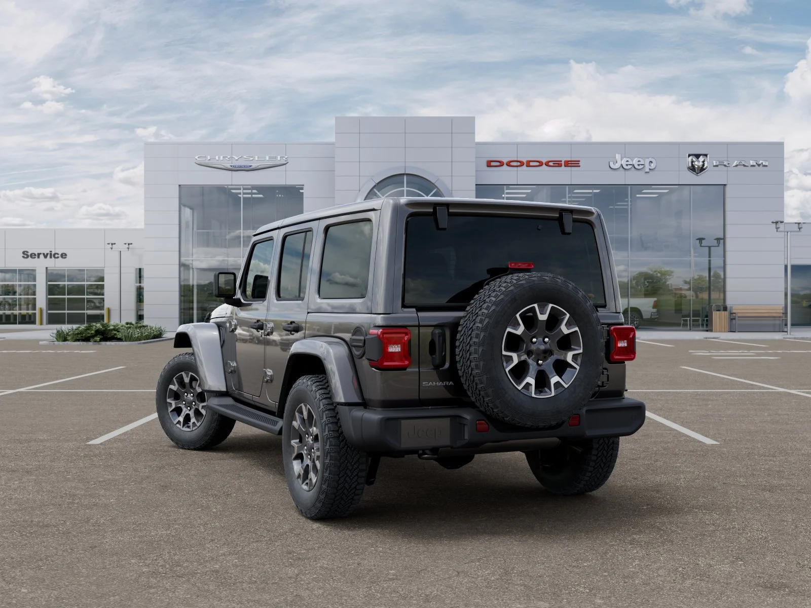 New 2026 Granite Crystal Metallic Clear-Coat Exterior Paint Jeep Sahara image 31