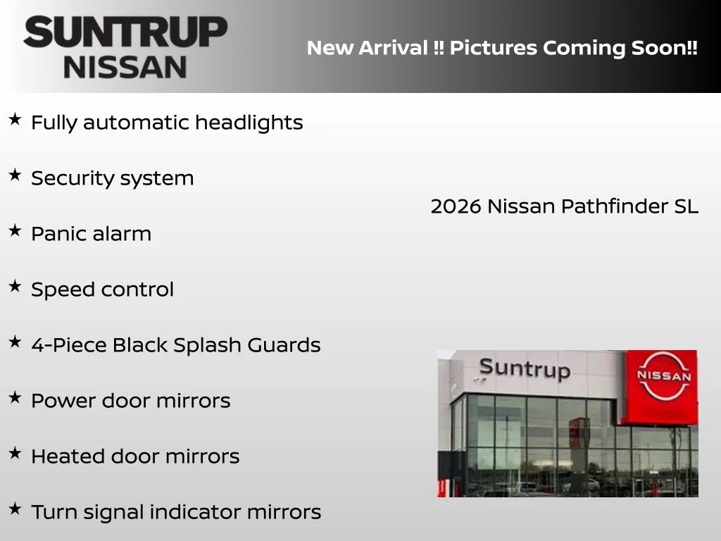New 2026 Gray Nissan SL image 6