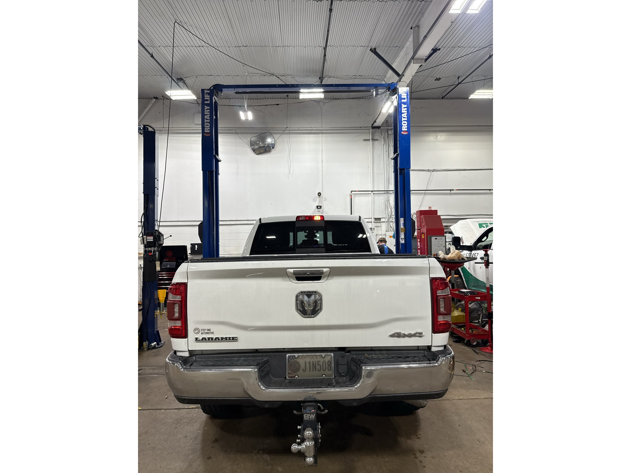 Used 2020 Bright White Clearcoat Ram Laramie image 4