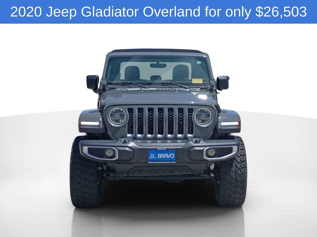 Used 2020 Gray Jeep Overland image 2