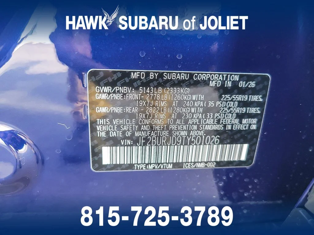 Used 2026 Sapphire Blue Pearl Subaru Touring XT image 19