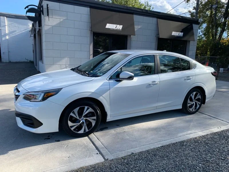 Used 2021 White Subaru Premium Sedan 4D image 4