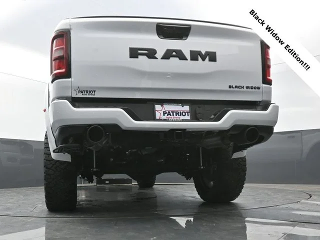New 2026 Bright White Clear-Coat Exterior Paint RAM BLACK WIDOW EDITION image 43