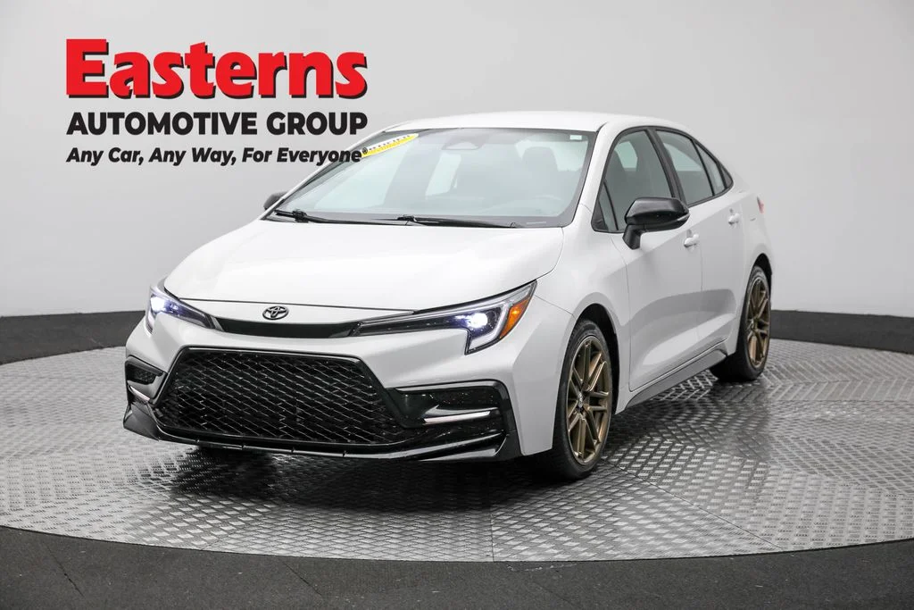 Used 2024 White Toyota SE Nightshade image 1