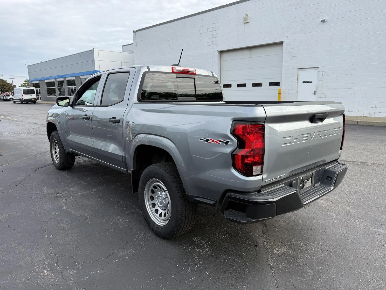 Used 2023 Sterling Gray Metallic Chevrolet 4WD Work Truck image 3