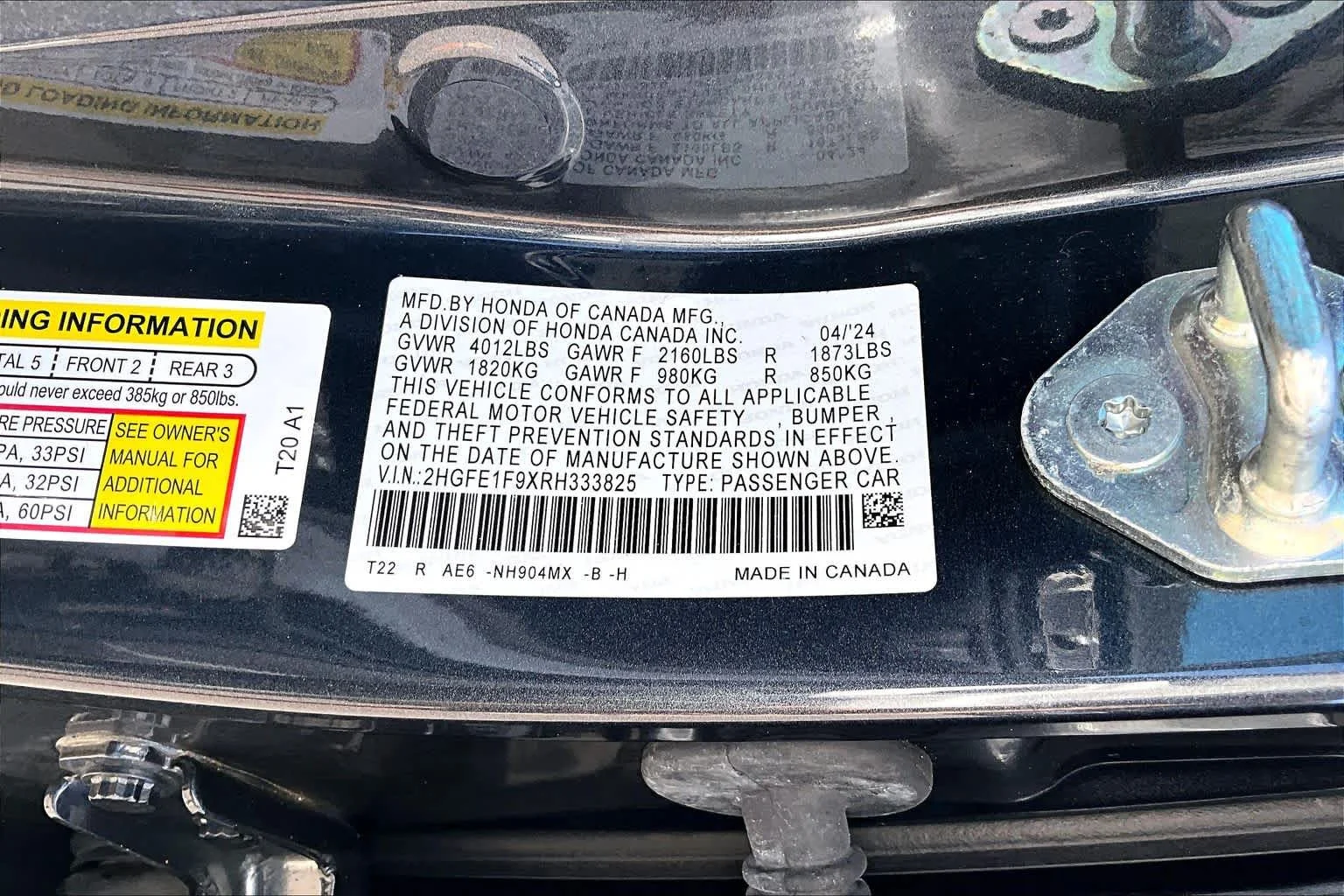 Used 2024 Meteorite Gray Metallic Honda Touring image 32