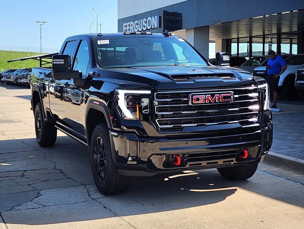 Onyx Black 2026 GMC Sierra 2500HD AT4 Crew Cab 4WD Pickup Truck Four-Wheel Drive