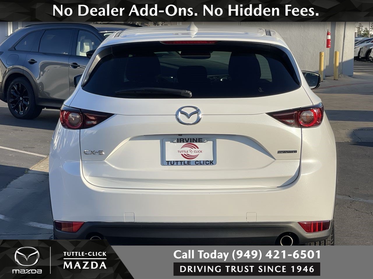 Used 2020 Snowflake White Pearl Mica Mazda Touring image 5
