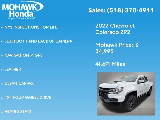 Used 2022 Summit White Chevrolet ZR2 image 7