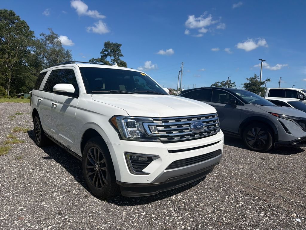 Used 2021 White Metallic Ford Limited image 3