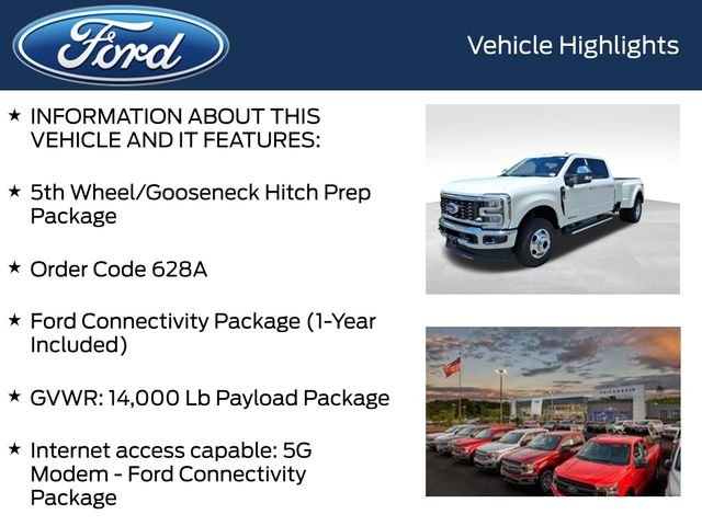 New 2026 Star White Metallic Tri-Coat Ford F-350® Lariat® image 4