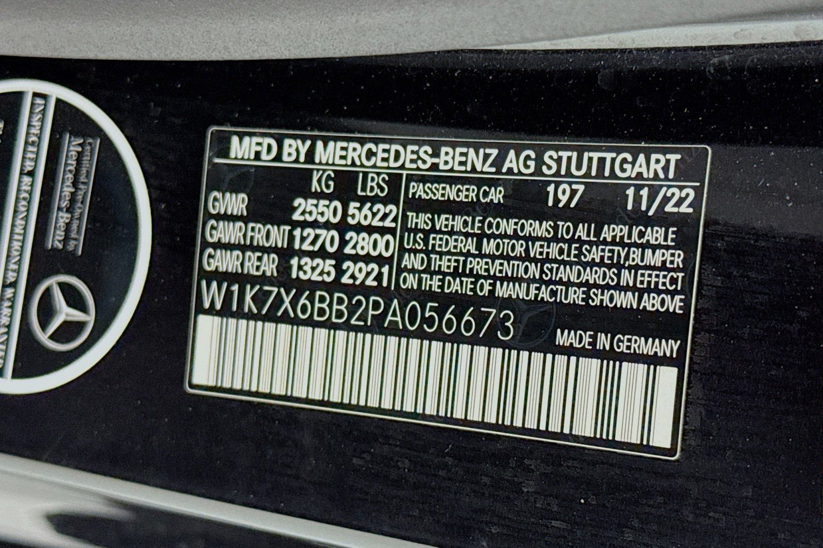 Certified Used 2023 Obsidian Black Metallic Mercedes-Benz AMG® GT 53 image 26