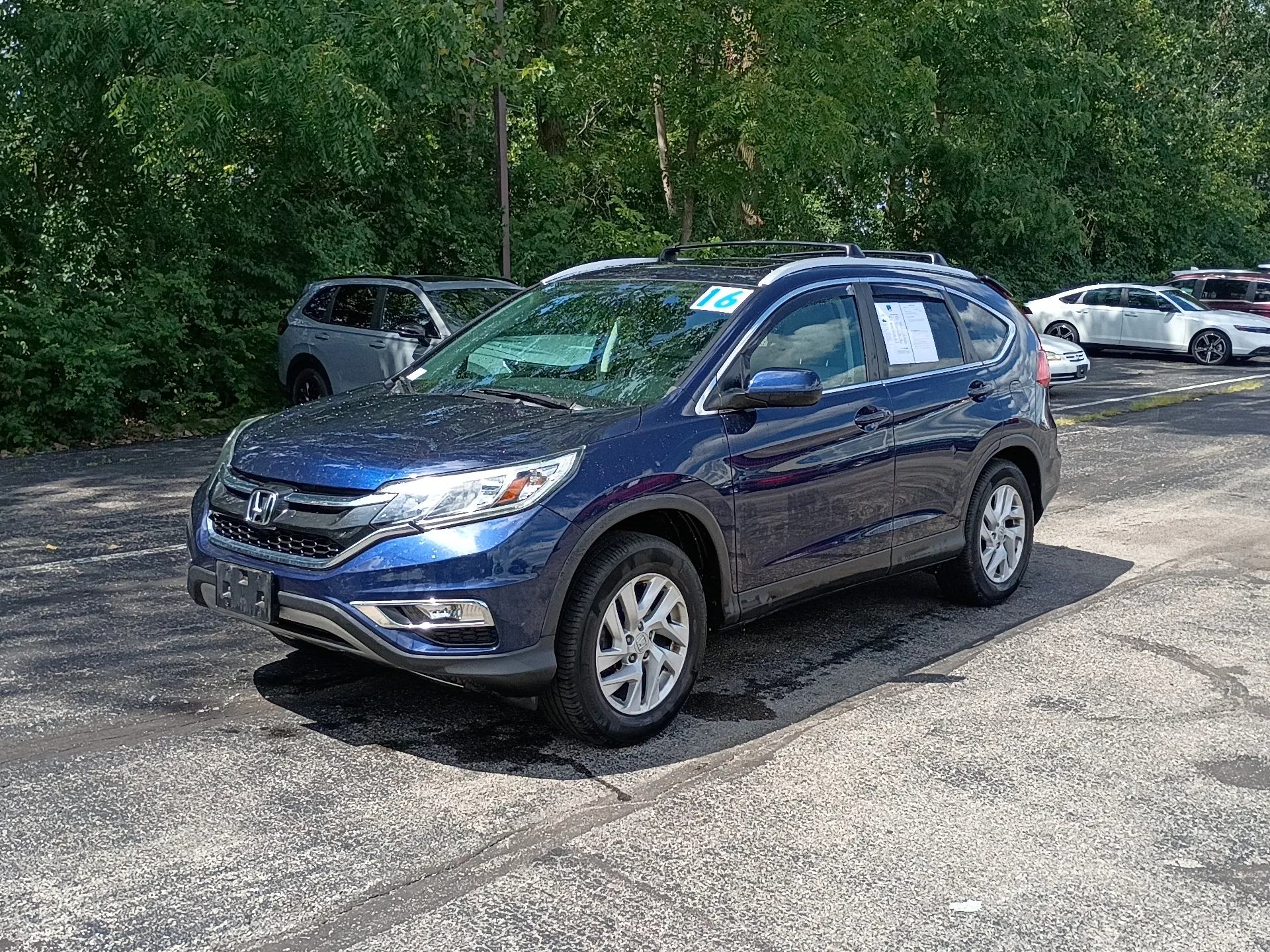 Certified Used 2016 BLUE Honda EX-L image 7