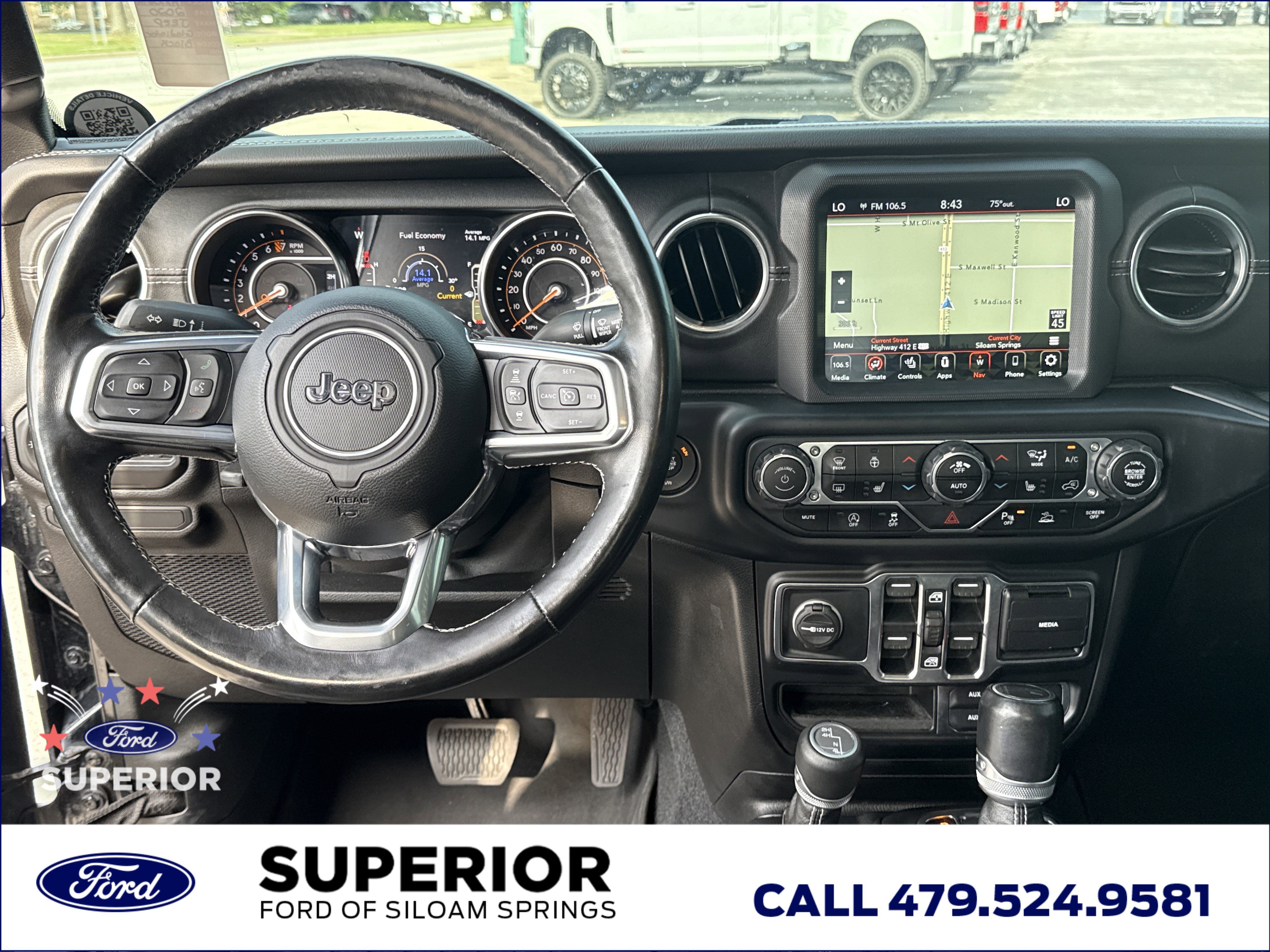 Used 2020 Black Clearcoat Jeep Overland 4WD image 8