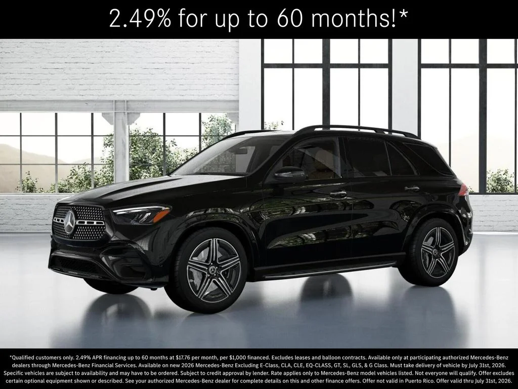 New 2026 Obsidian Black Metallic Mercedes-Benz GLE 450 image 38