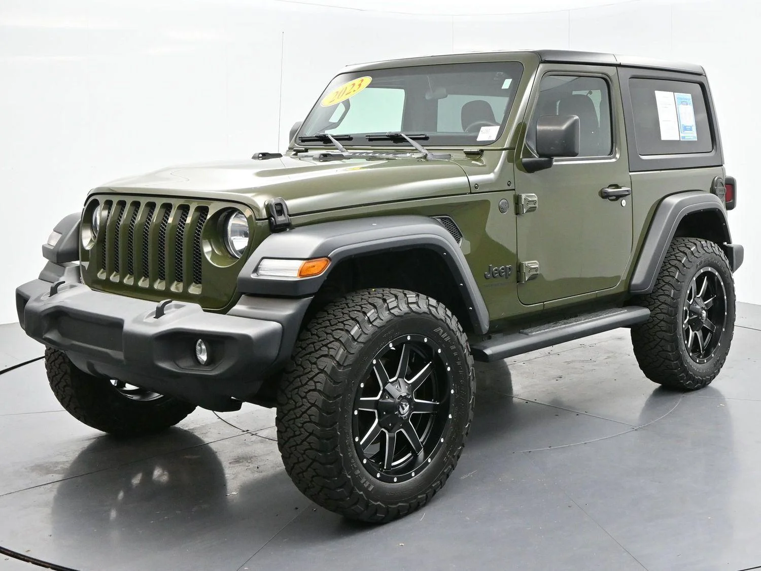 Used 2023 Sarge Green Clearcoat Jeep Sport image 3